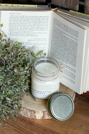 Farmhouse Flannel Mason Jar Candle The Little Burlap Barn