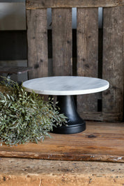 Marble Cake Plate Accent Decor