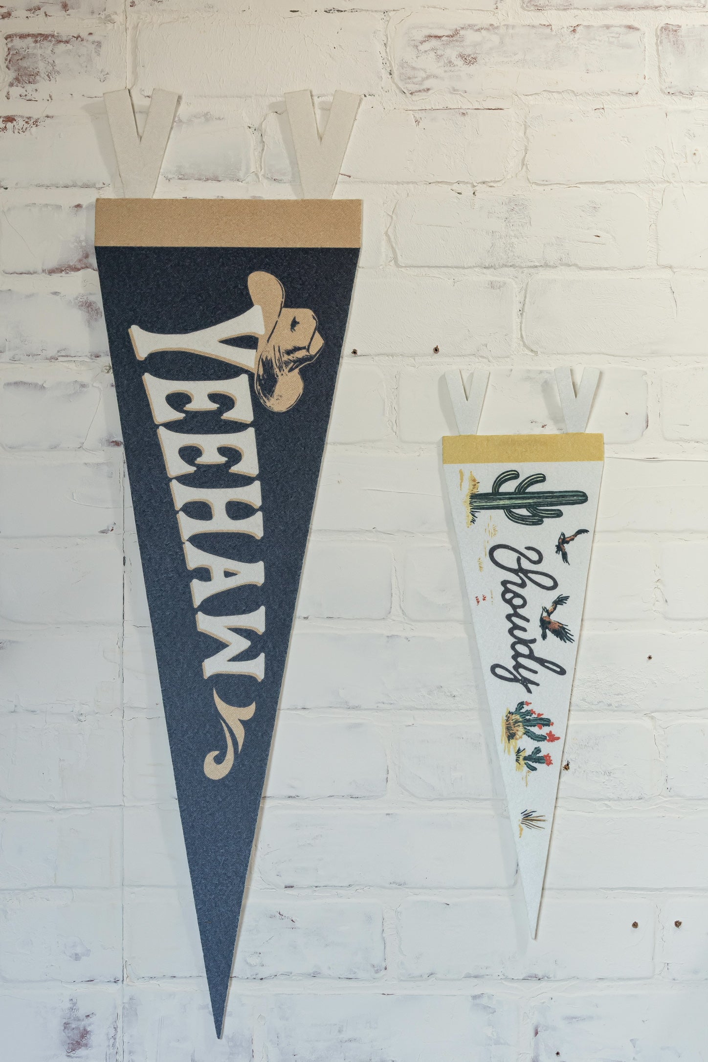 Yeehaw Felt Pennant Benoit's Design Co.