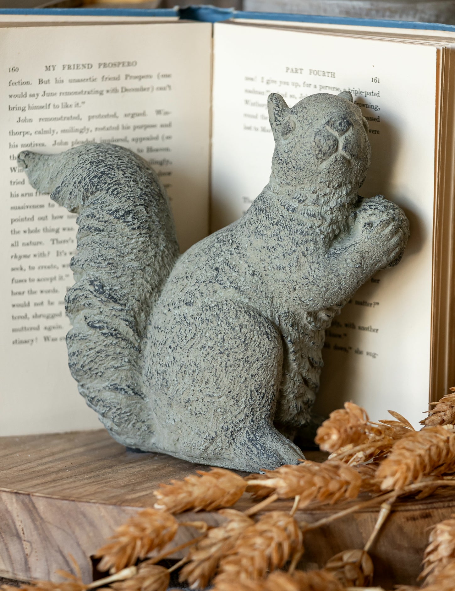 Concrete Squirrel Figurine Audrey's Home & Gift
