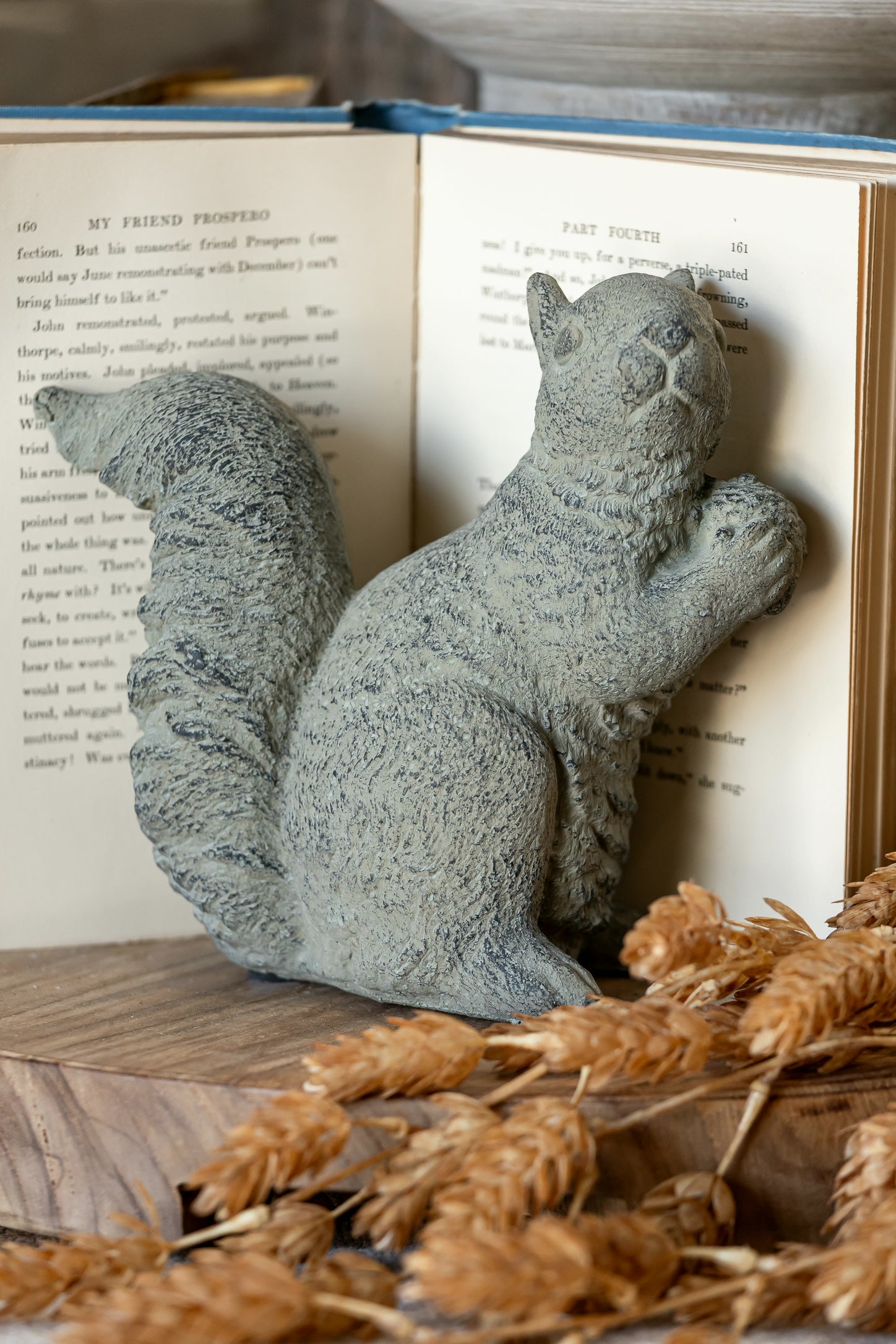 Concrete Squirrel Figurine Audrey's Home & Gift