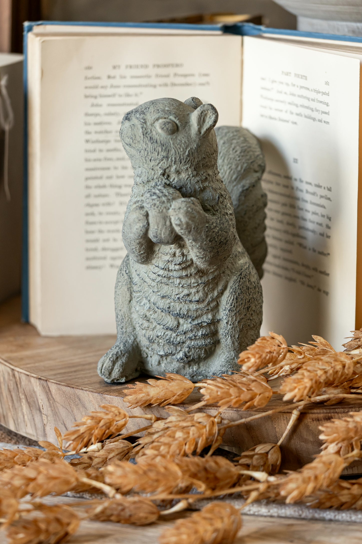 Concrete Squirrel Figurine Audrey's Home & Gift