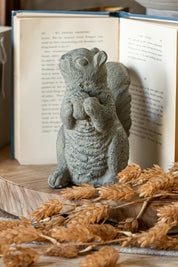 Concrete Squirrel Figurine Audrey's Home & Gift