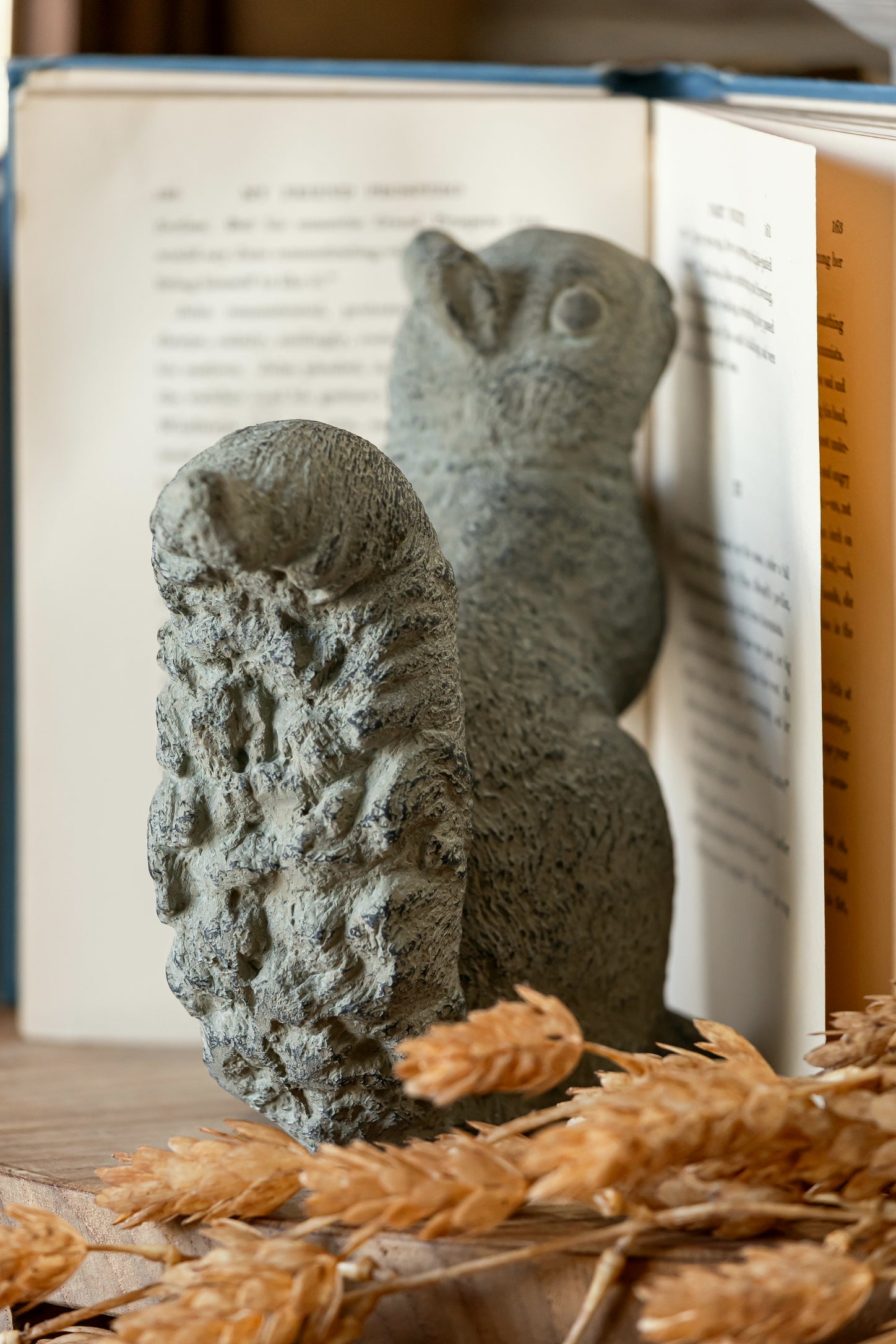 Concrete Squirrel Figurine Audrey's Home & Gift