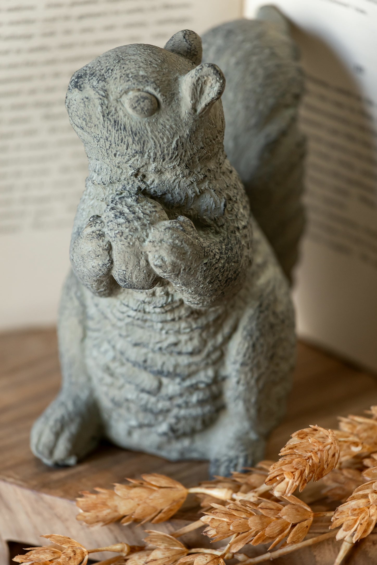 Concrete Squirrel Figurine Audrey's Home & Gift