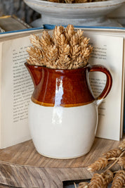 Vintage Stoneware Pitcher The Little Burlap Barn