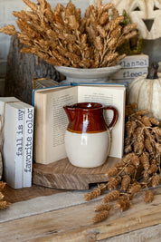 Vintage Stoneware Pitcher The Little Burlap Barn