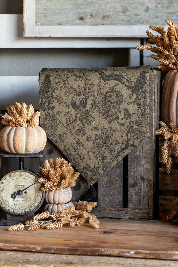 Haunted Halloween Runner The Little Burlap Barn