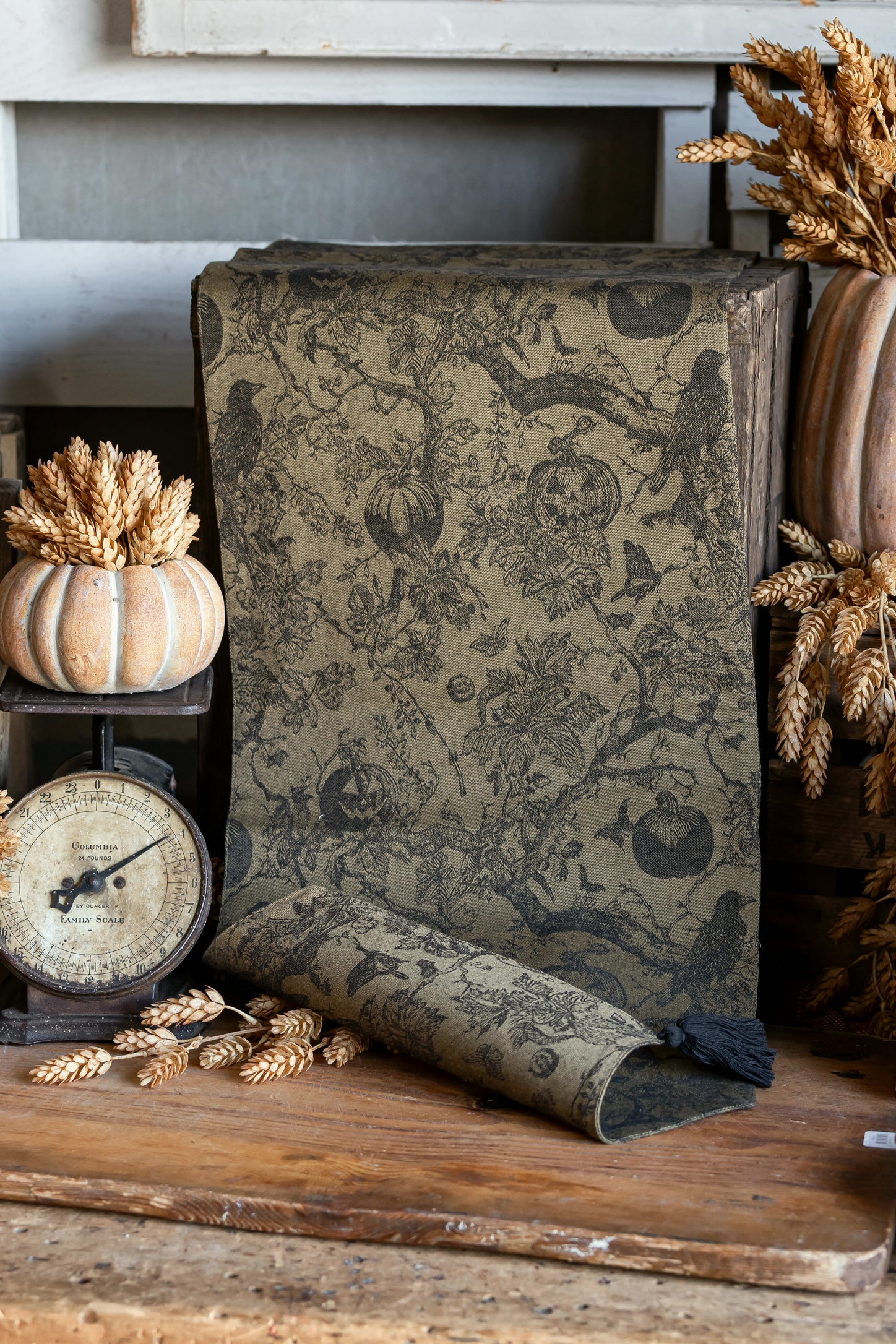 Haunted Halloween Runner The Little Burlap Barn