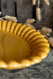 Stoneware Scalloped Platter Creative Co-Op
