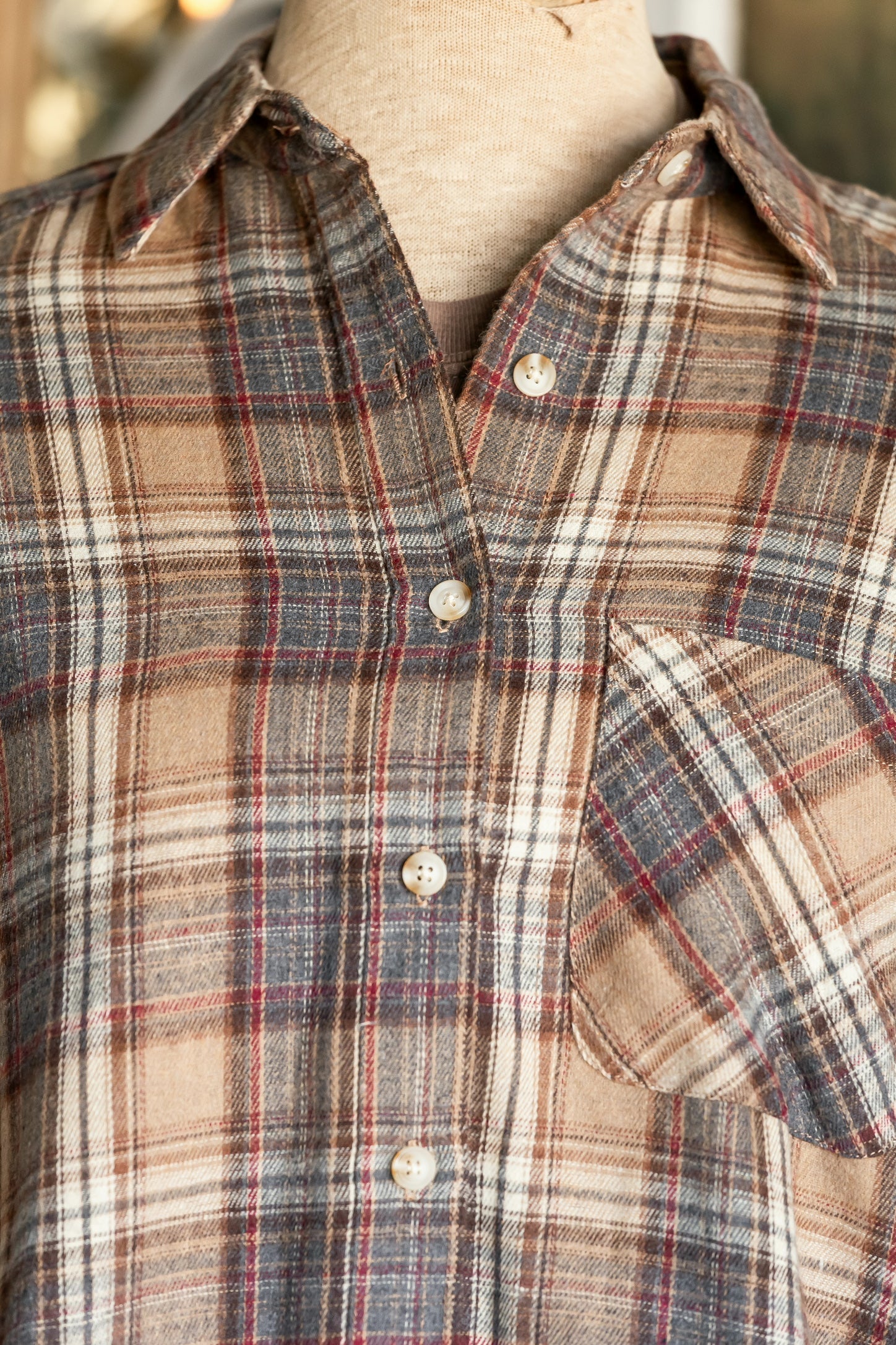 Toasted Oak Flannel Button Down The Little Burlap Barn
