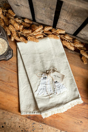 Raggedy Ghosts Kitchen Towel Audrey's Home & Gift