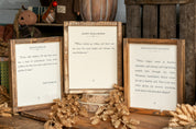 Handmade "Happy Halloween" Framed Sign The Little Burlap Barn