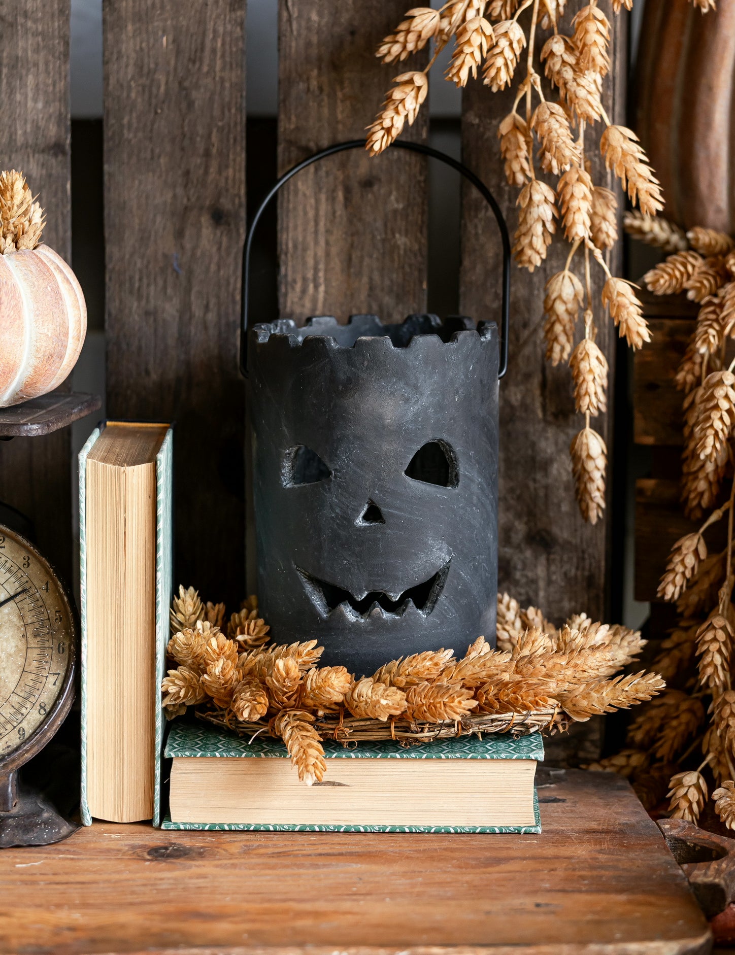 Small Handled Jack O'Lantern Audrey's Home & Gift