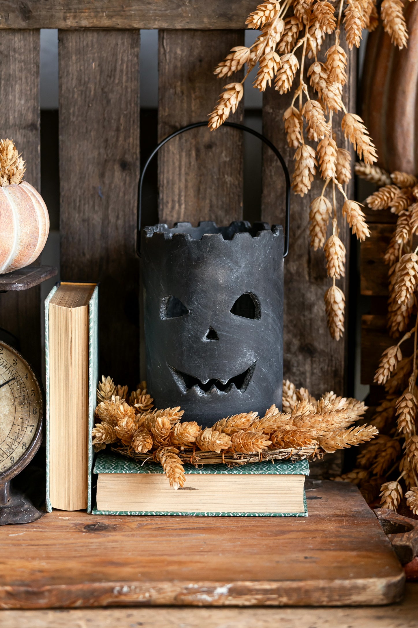 Small Handled Jack O'Lantern Audrey's Home & Gift
