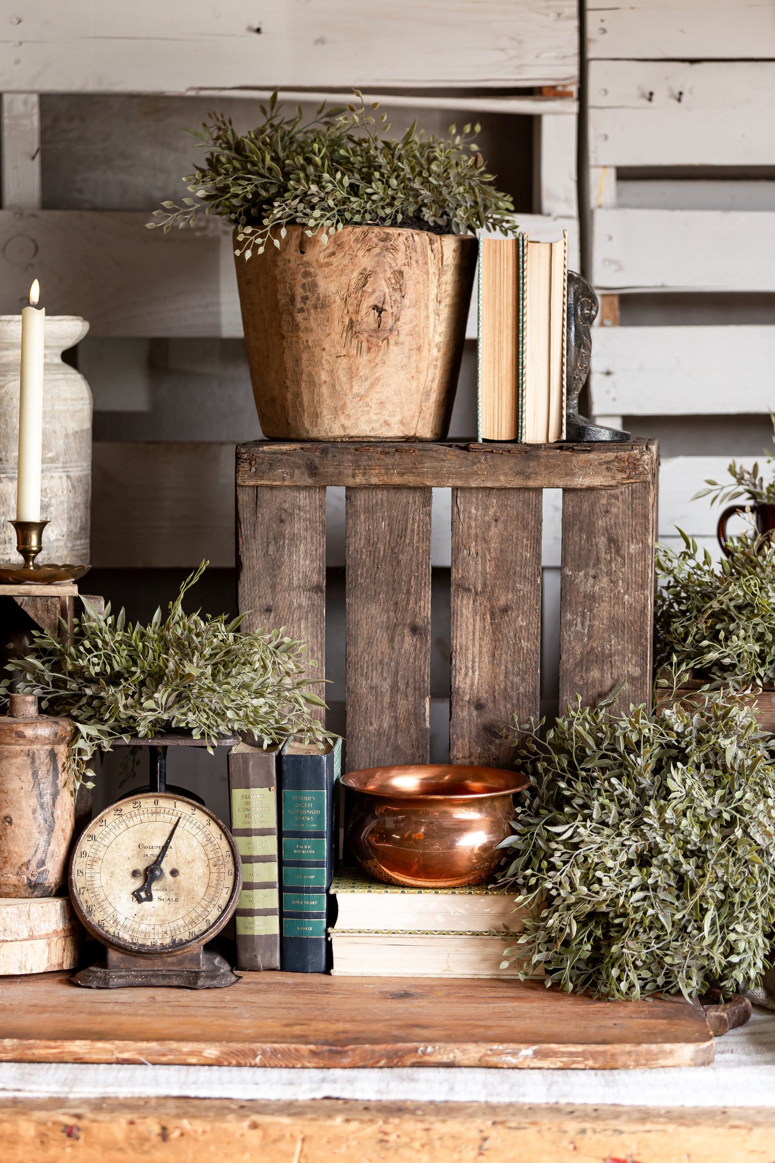 Vintage Copper Bowl The Little Burlap Barn