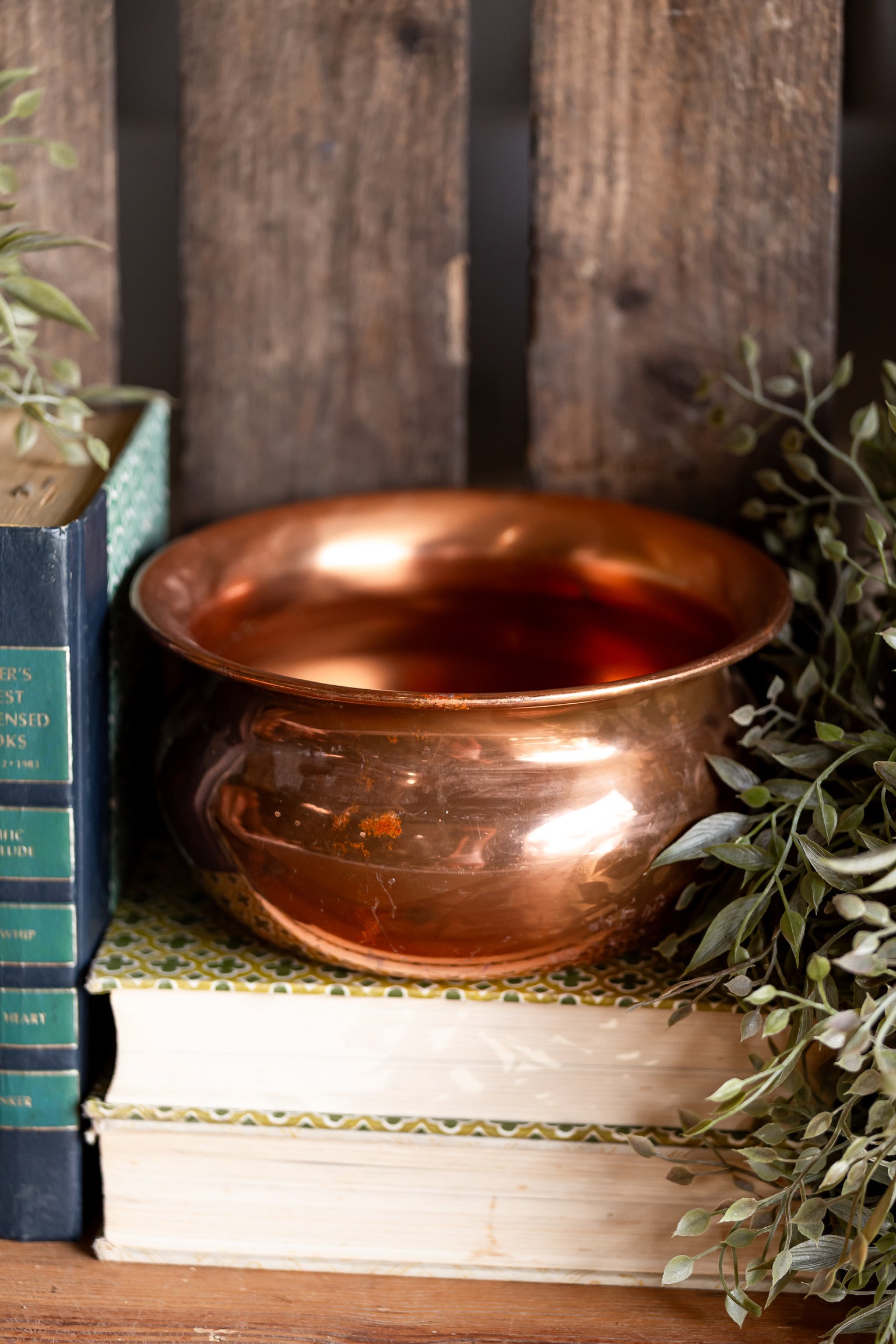 Vintage Copper Bowl The Little Burlap Barn