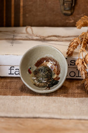 Hand Painted Stoneware Fall Mini Bowl Creative Co-Op
