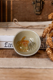 Hand Painted Stoneware Fall Mini Bowl Creative Co-Op