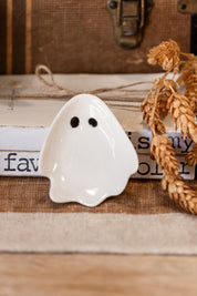 Stoneware Mini Ghost Dish Creative Co-Op