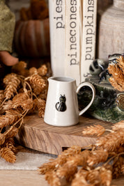 Embossed Stoneware Halloween Creamer Creative Co-Op