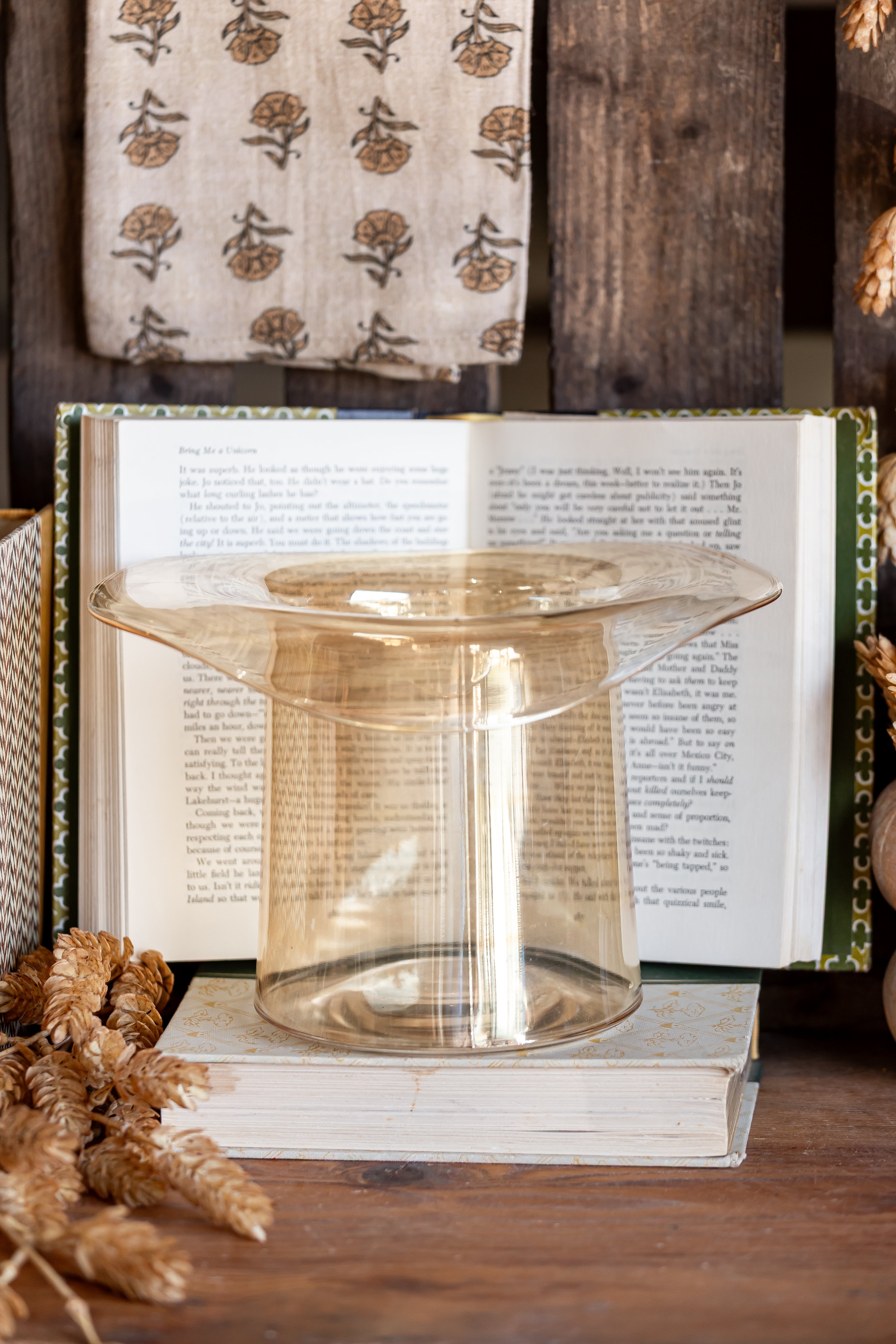 Vintage Champagne Glass Top Hat The Little Burlap Barn