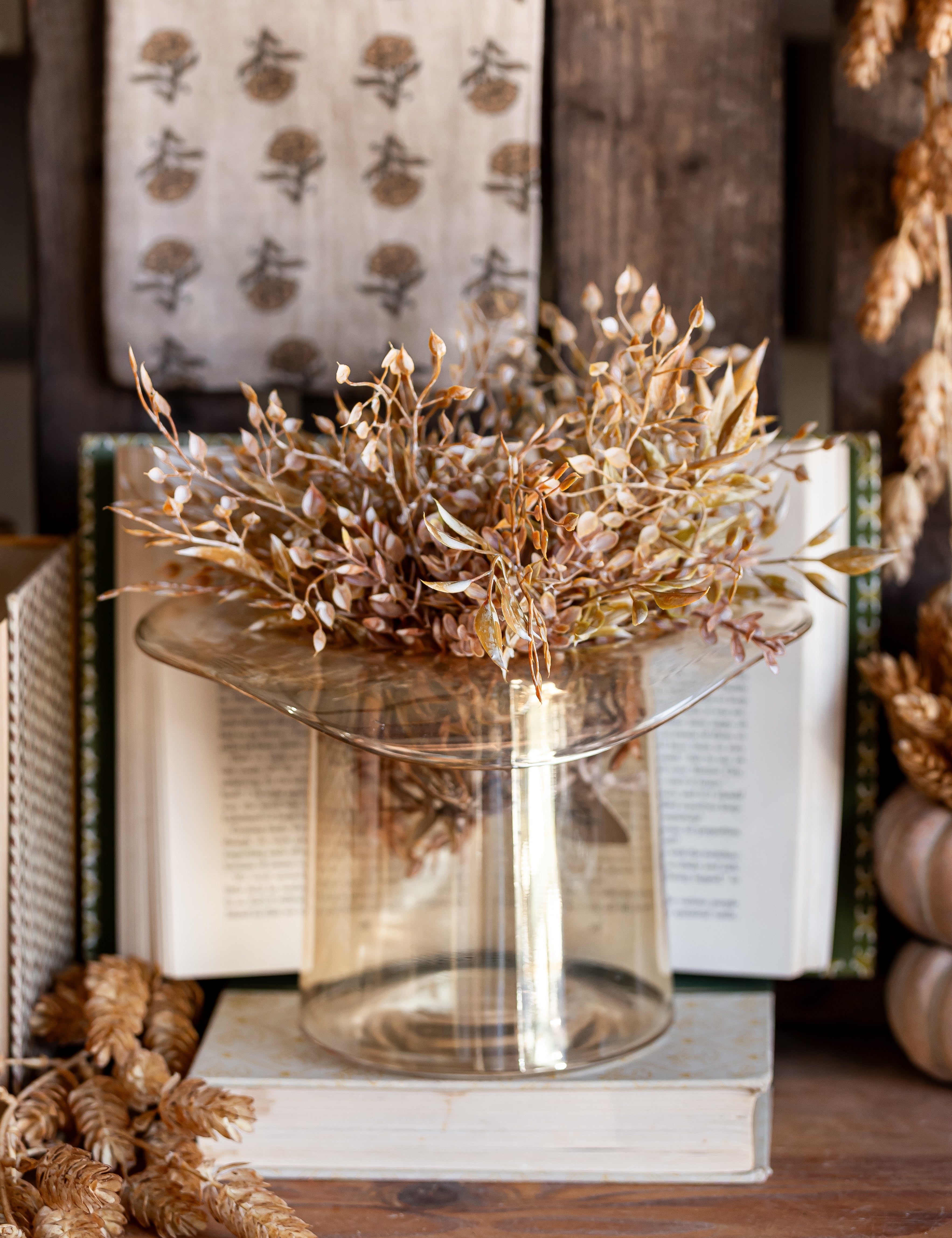 Vintage Champagne Glass Top Hat The Little Burlap Barn