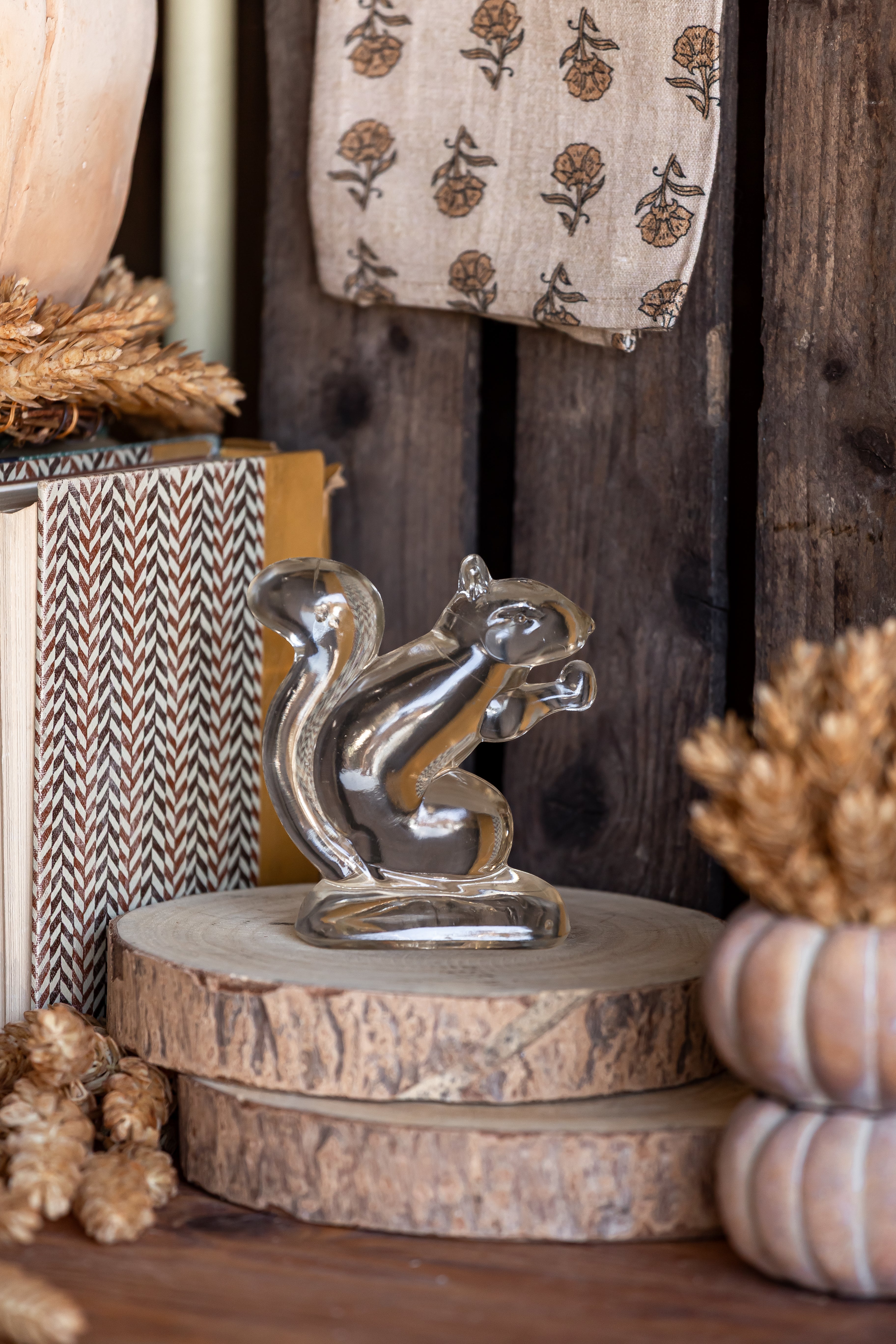 Vintage Glass Squirrel The Little Burlap Barn