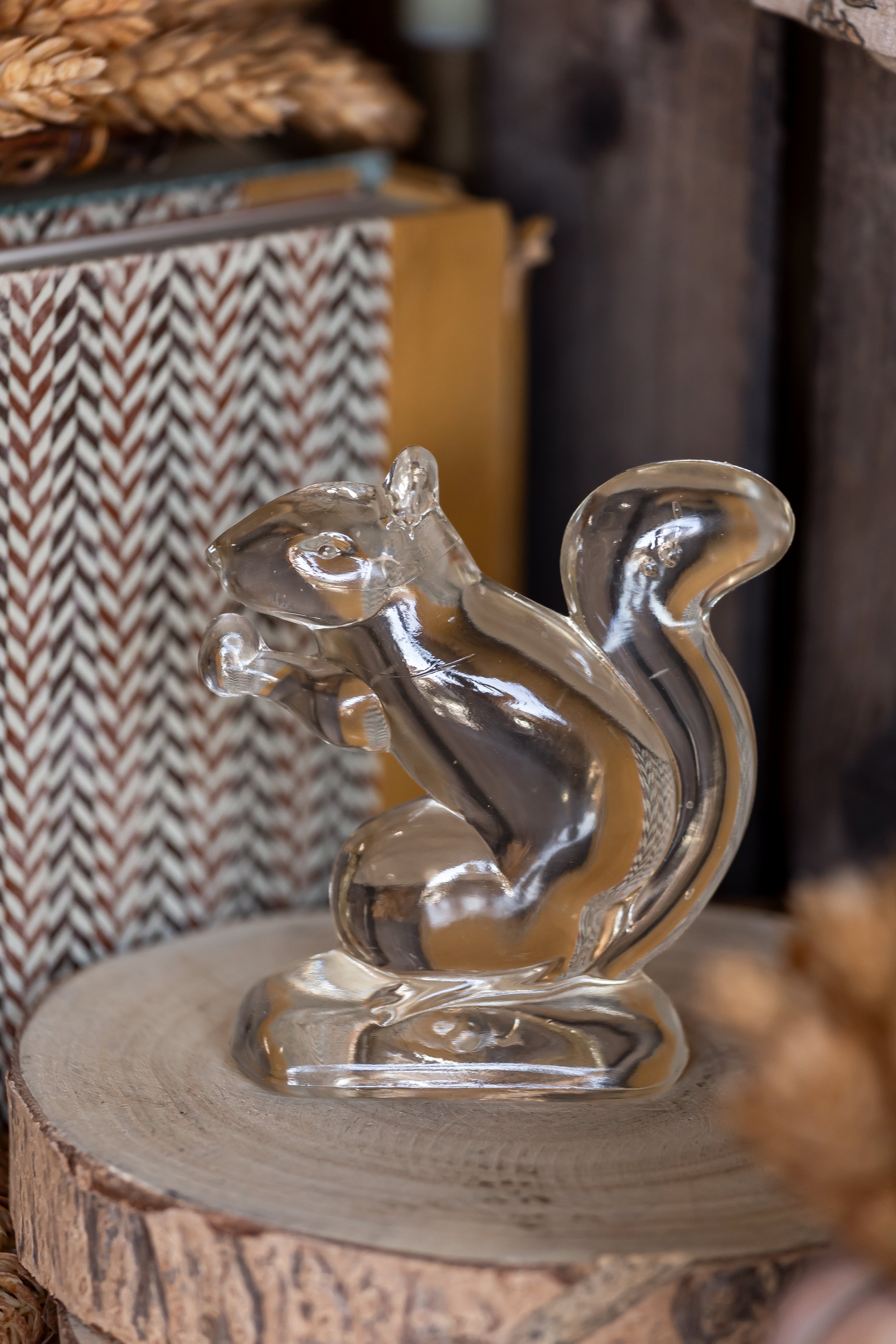 Vintage Glass Squirrel The Little Burlap Barn