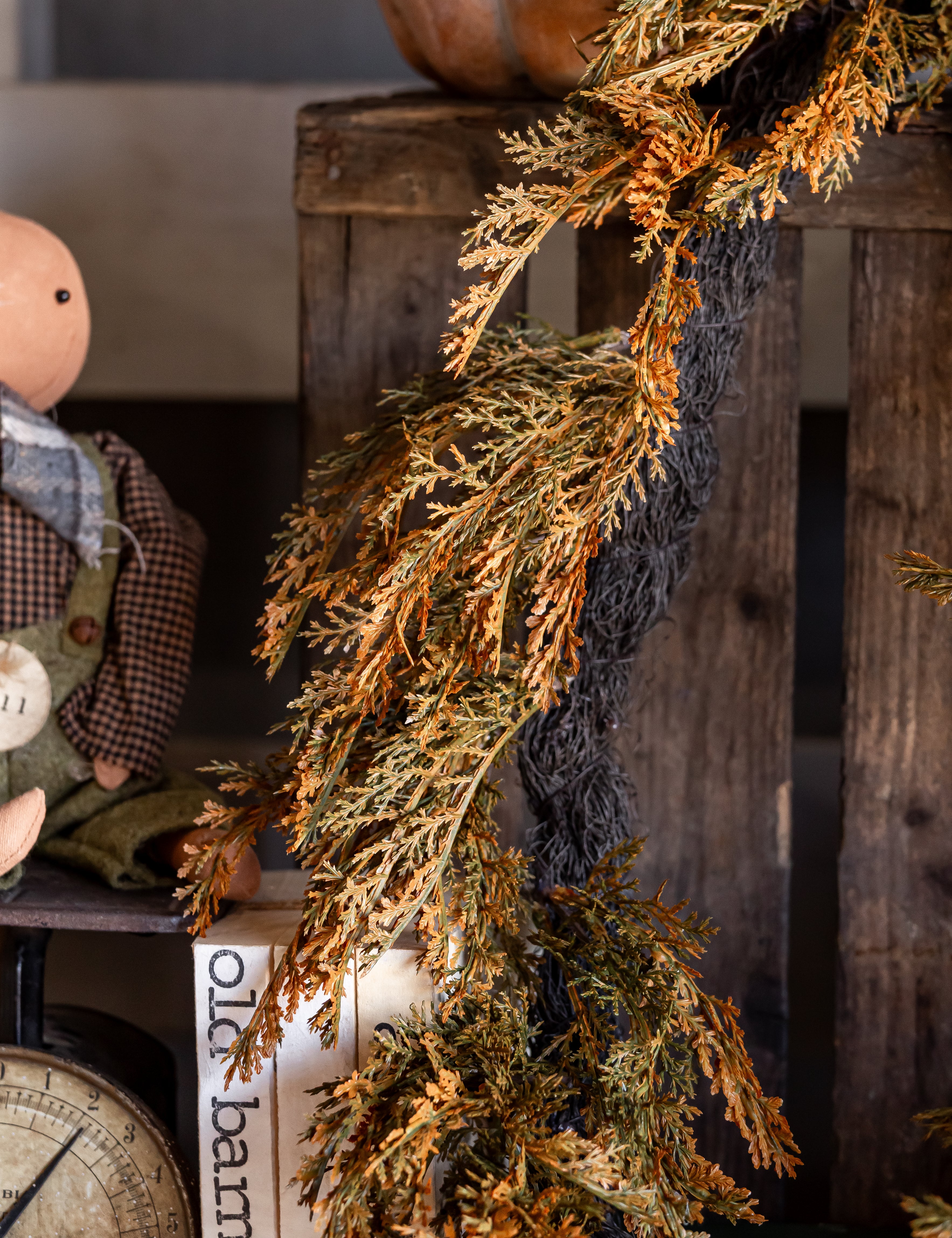 Fall Juniper Garland Ragon House