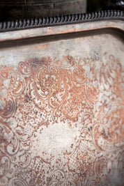 Vintage Silver Handled Tray The Little Burlap Barn