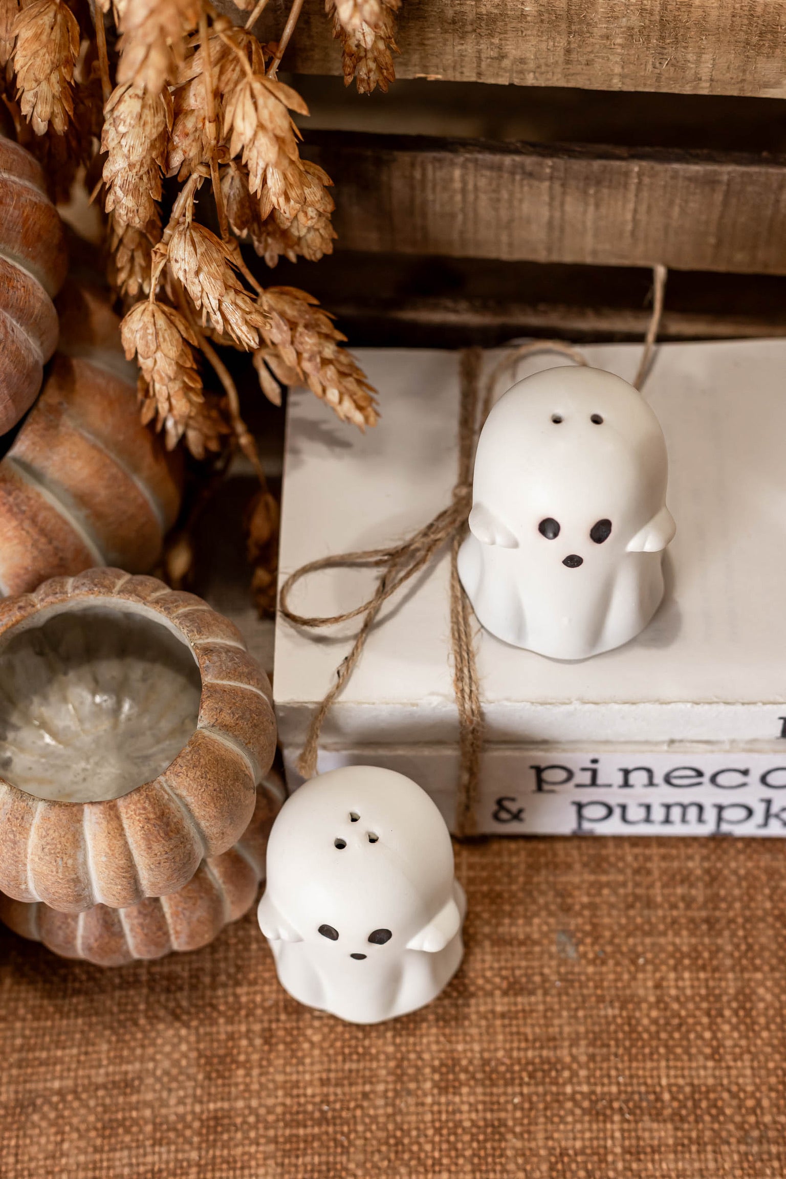 Ghost Salt and Pepper Shakers Creative Co-Op