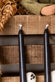 Unscented Hugging Ghost Taper Candles Creative Co-Op