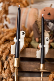 Unscented Hugging Ghost Taper Candles Creative Co-Op
