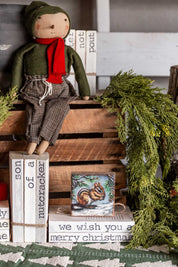 Chipmunk Wood Sign Primitives by Kathy