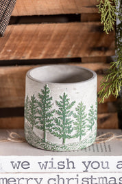Concrete Pine Tree Pot The Little Burlap Barn