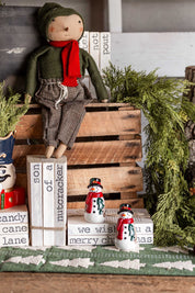 Happy Snowmen S+P Shakers The Little Burlap Barn