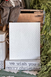 Retro Santa Dish Cloth The Little Burlap Barn