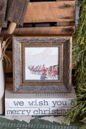 Santa's Sleigh Framed Art Petal Lane Home