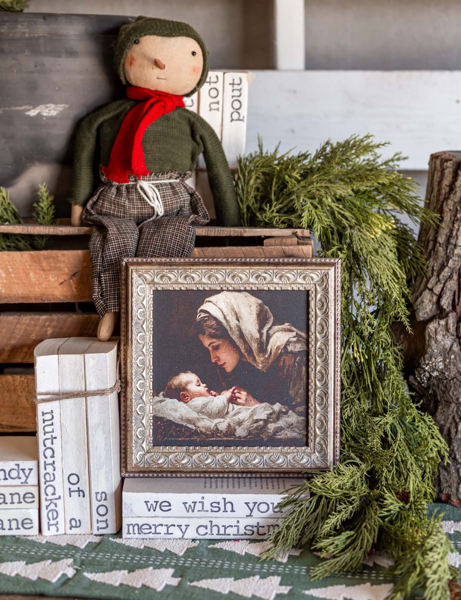 Mother Mary Framed Art Petal Lane Home