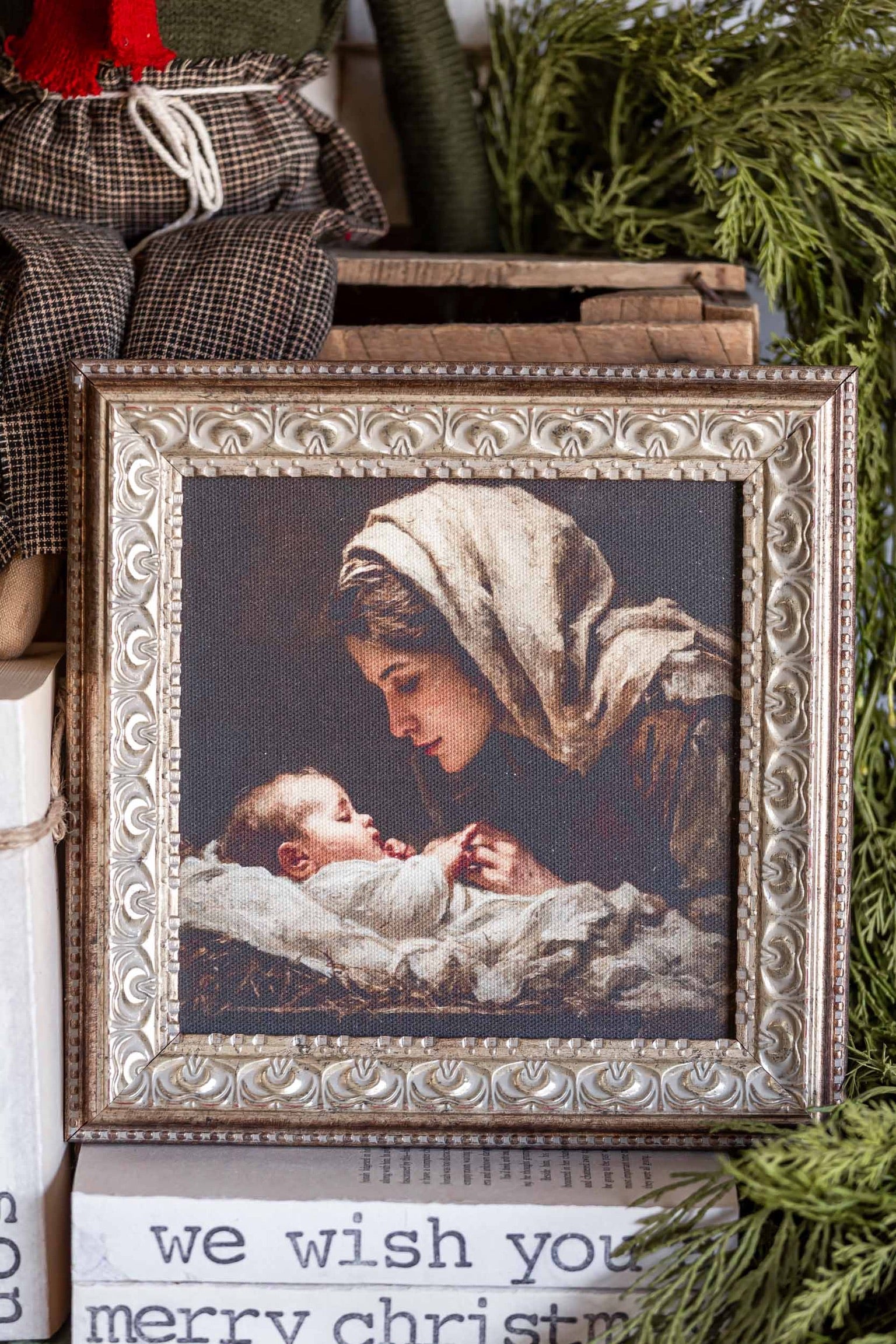Mother Mary Framed Art Petal Lane Home