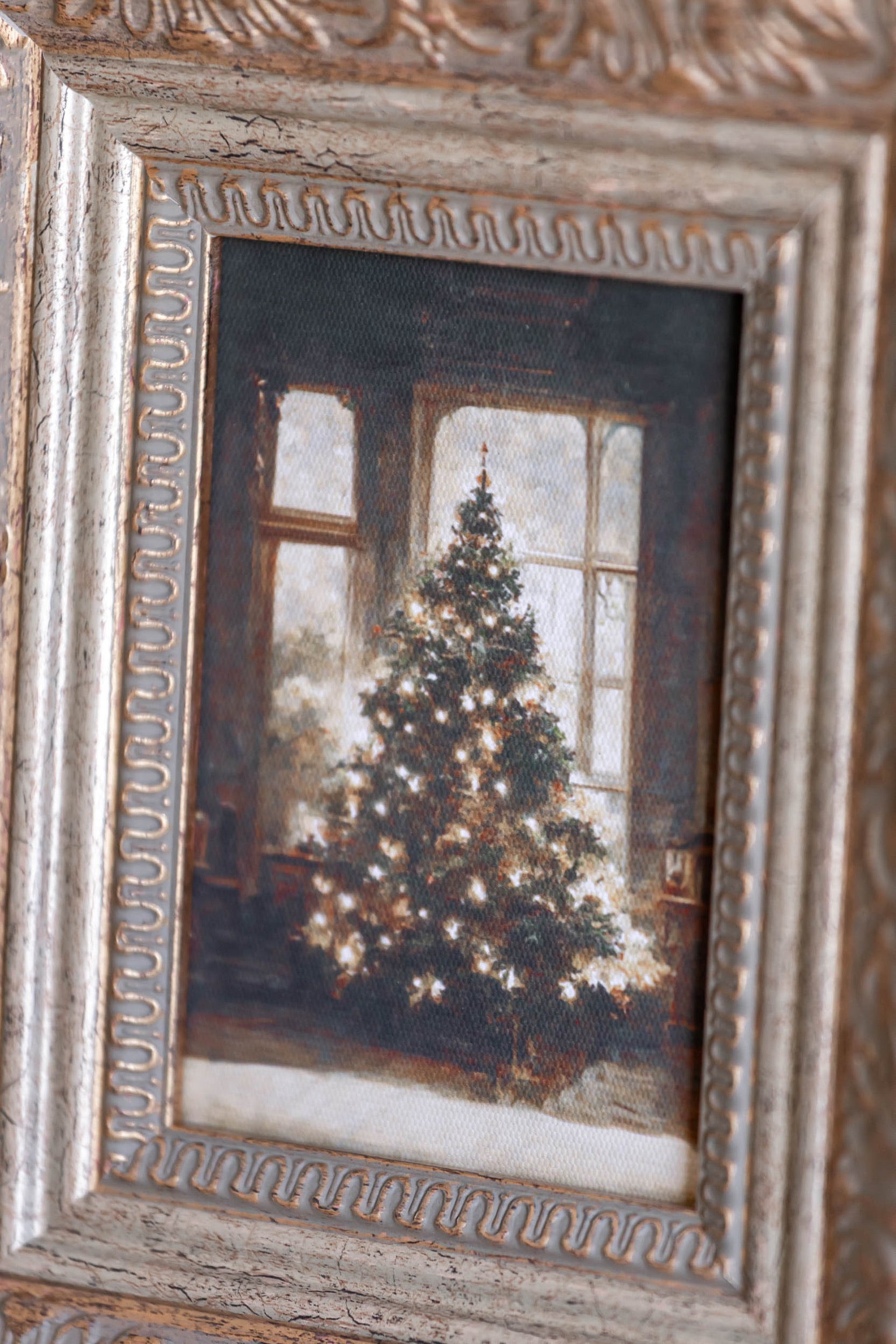 Glowing Christmas Tree Framed Art Petal Lane Home