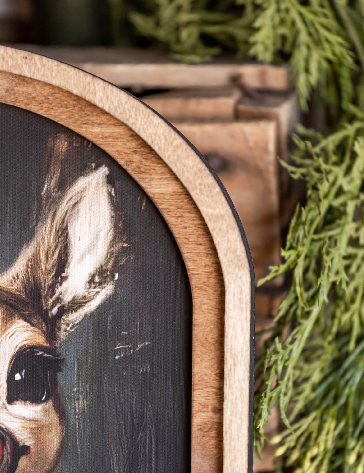 Rudolph Arched Framed Art The Little Burlap Barn