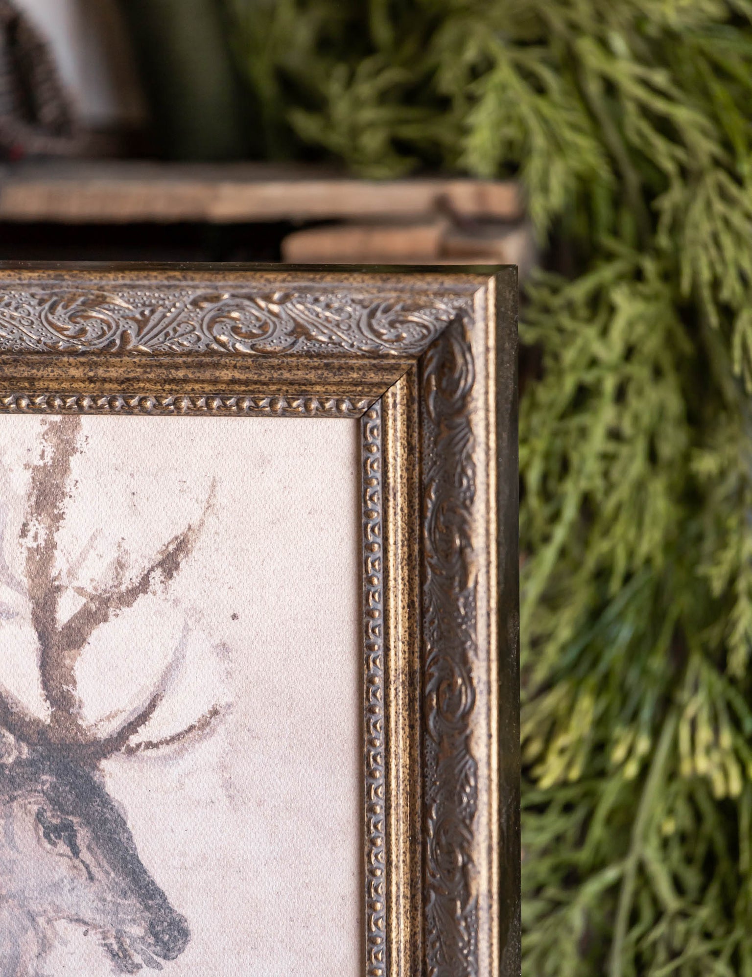 Reindeer Framed Art Petal Lane Home