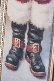 Santa Boots Framed Art Petal Lane Home