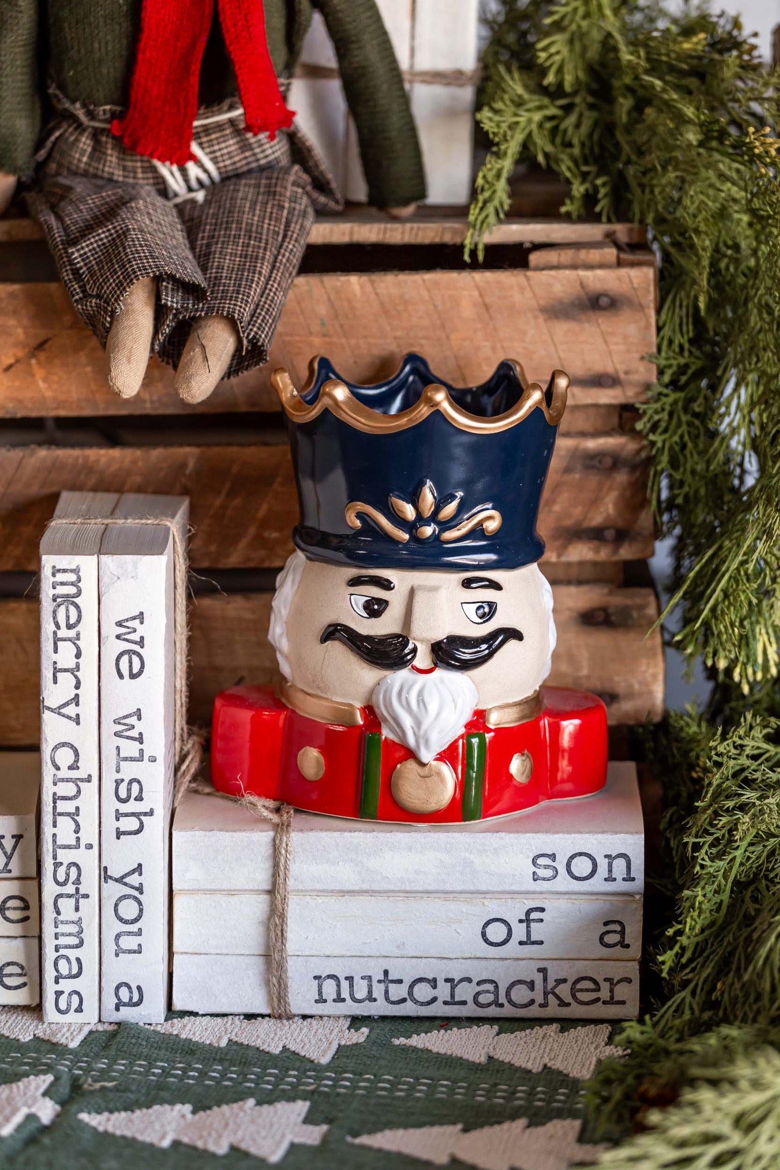 Nutcracker Vase The Little Burlap Barn