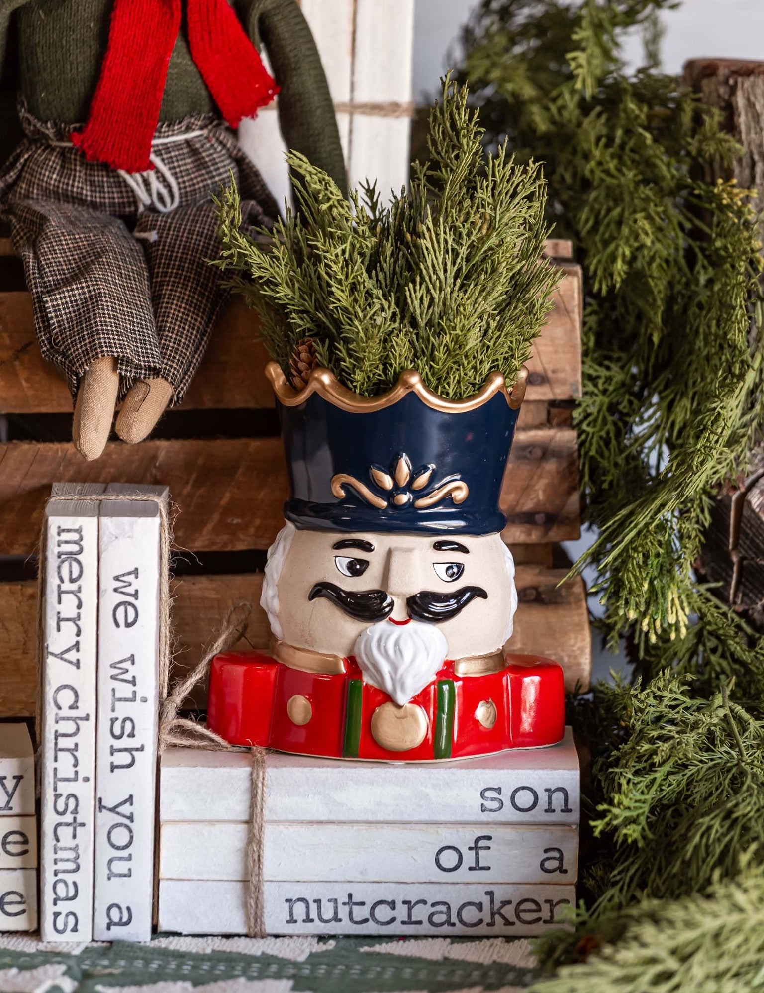 Nutcracker Vase The Little Burlap Barn
