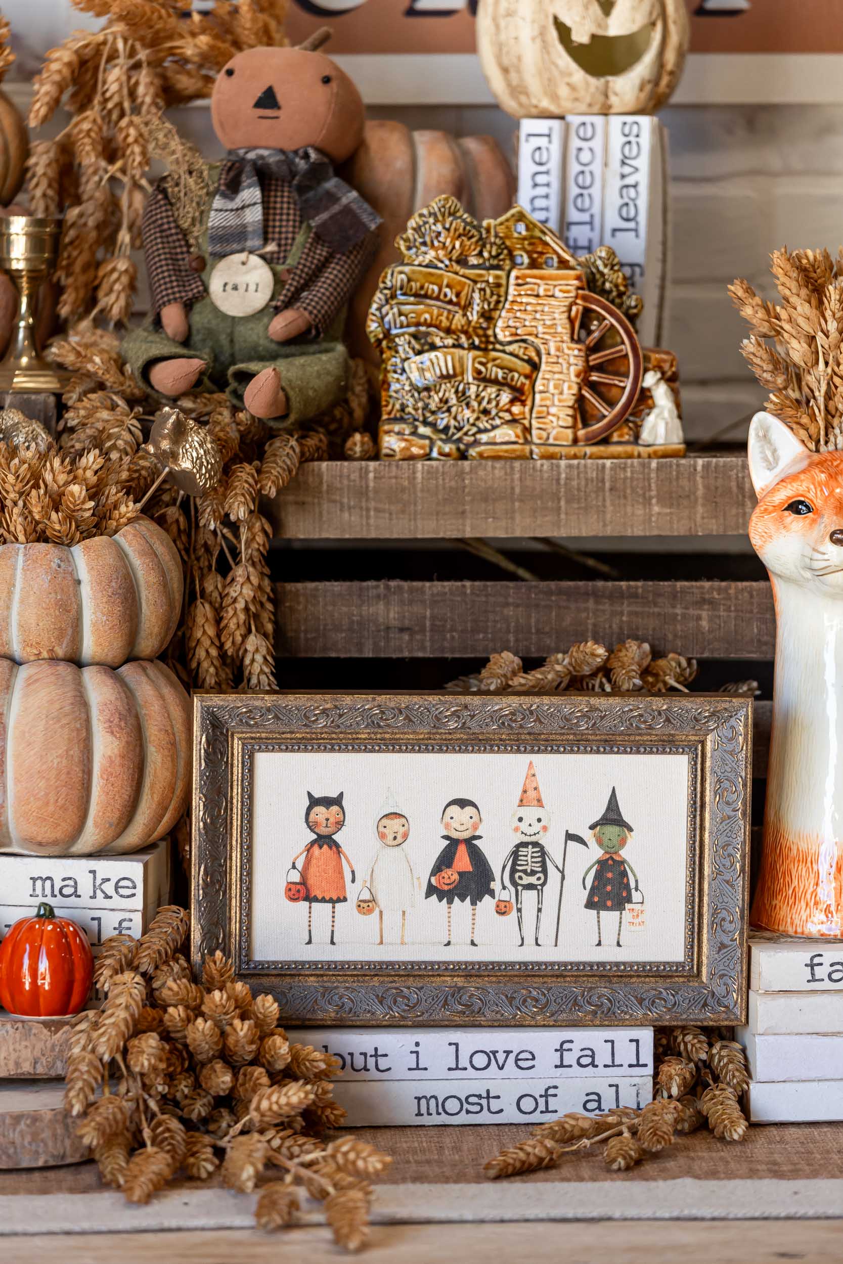 Spooky Friends Framed Art Petal Lane Home