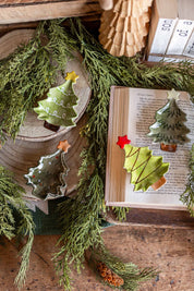 Stoneware Christmas Tree Dish Creative Co-Op
