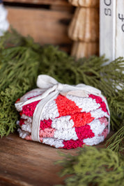 Tufted Peppermint Candy Coasters Creative Co-Op